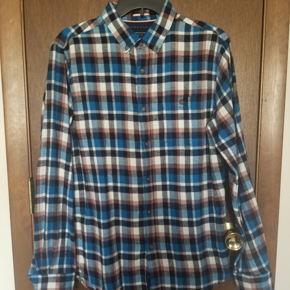 Denim & Flower flannel